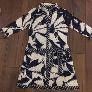 Bcbgmaxazria palm print dress/tunic